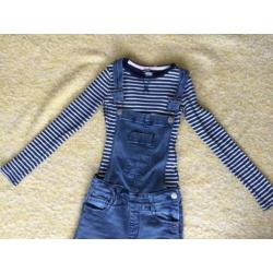 Set salopette rokje tuinbroek Scotch WE America Today 122