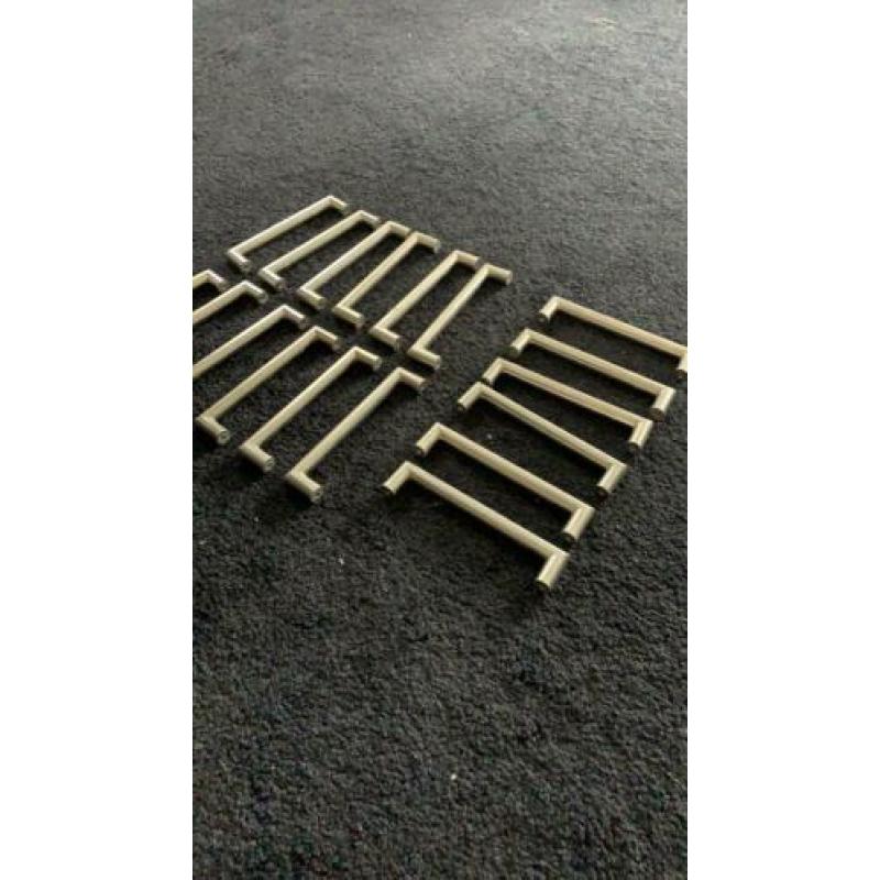 RVS greepjes keukenkastjes 18 stuks