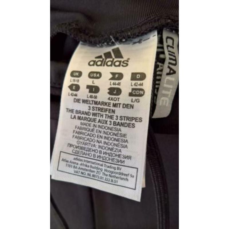 Hardloopkleding, dames, lange broek, Adidas, zwart, maat L,
