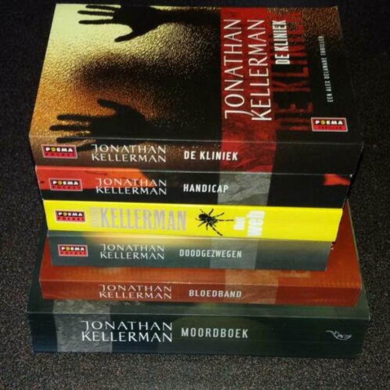 6 thrillers van Jonathan Kellerman - o.a. Moordboek