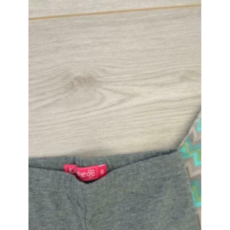 Super setje Kiezeltje 86 legging en jurk als nieuw!