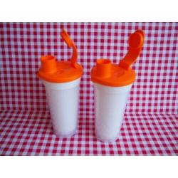 162 Beker met appel print, nieuw,Tupperware