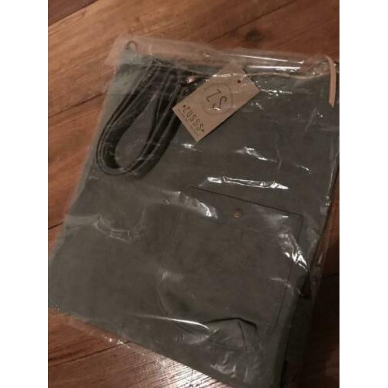 Prachtige grijze tas van Zusss. Nieuw!