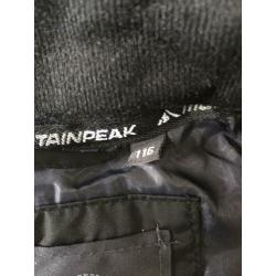 Skijack skijas wintersportjas maat 116 Mountainpeak zwart