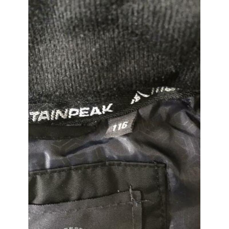 Skijack skijas wintersportjas maat 116 Mountainpeak zwart