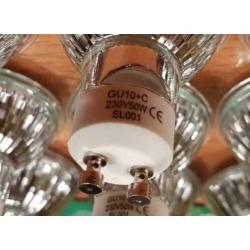 GU10 Halogeen Spots ~230V warm white, dimbaar