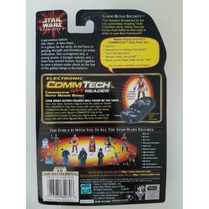 -40% Star Wars EP1 Naboo Royal Security with Blaster Pistol