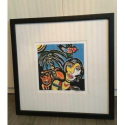 originele zeefdrukken van Fabian schildervriend Herman Brood