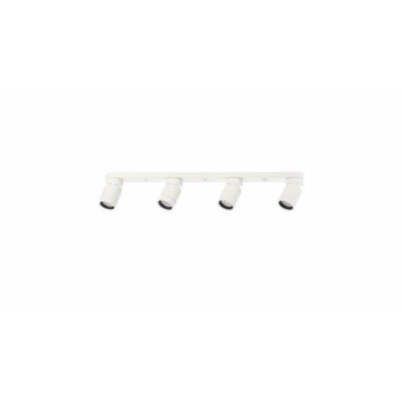 Plafond spot wit 4 lampjes led inclusief lichtbron als nieuw