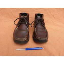 Wolky 6285 bruin oiled leer maat 40 halfhoge veterschoenen r