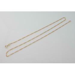 14 karaat Gouden Ketting Valkoog-Gourmetschakel 55 cm