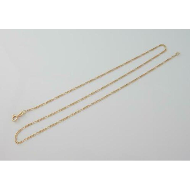 14 karaat Gouden Ketting Valkoog-Gourmetschakel 55 cm