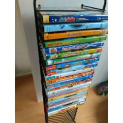 Diverse kinder- en jeugd DVD's met GRATIS standaard