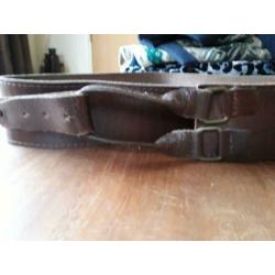 Riem leer leren PURDEY 80 cm 36 38 jo en co bruin