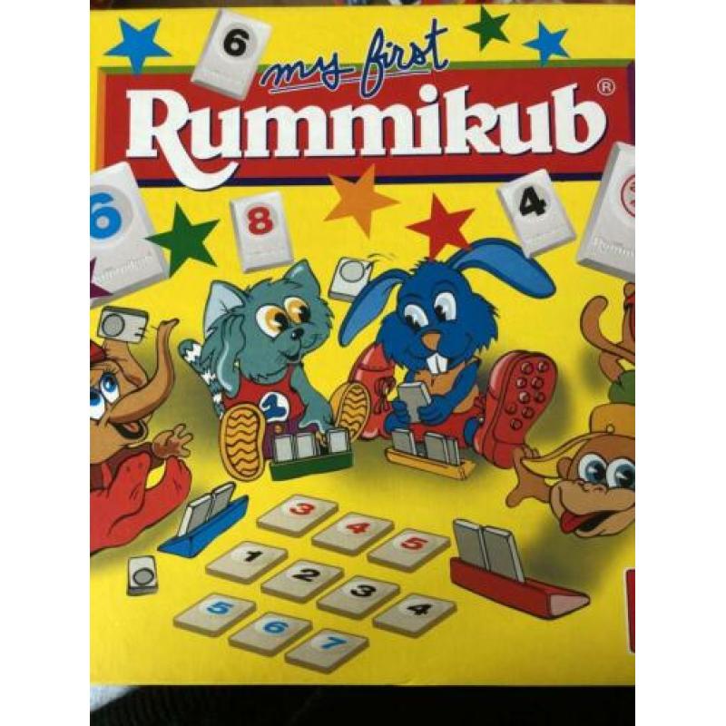 7 Bord spellen junior oa kolonisten, rummikub, monopoly