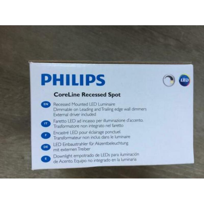 Philips Coreline recessed spot RS140B LED 6-32-/840 PSR wit