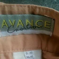 Vintage retro oude damesbroek pantalon maat 42 roze