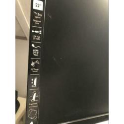 Desktop pc zonder hdd + 22 inch hp monitor