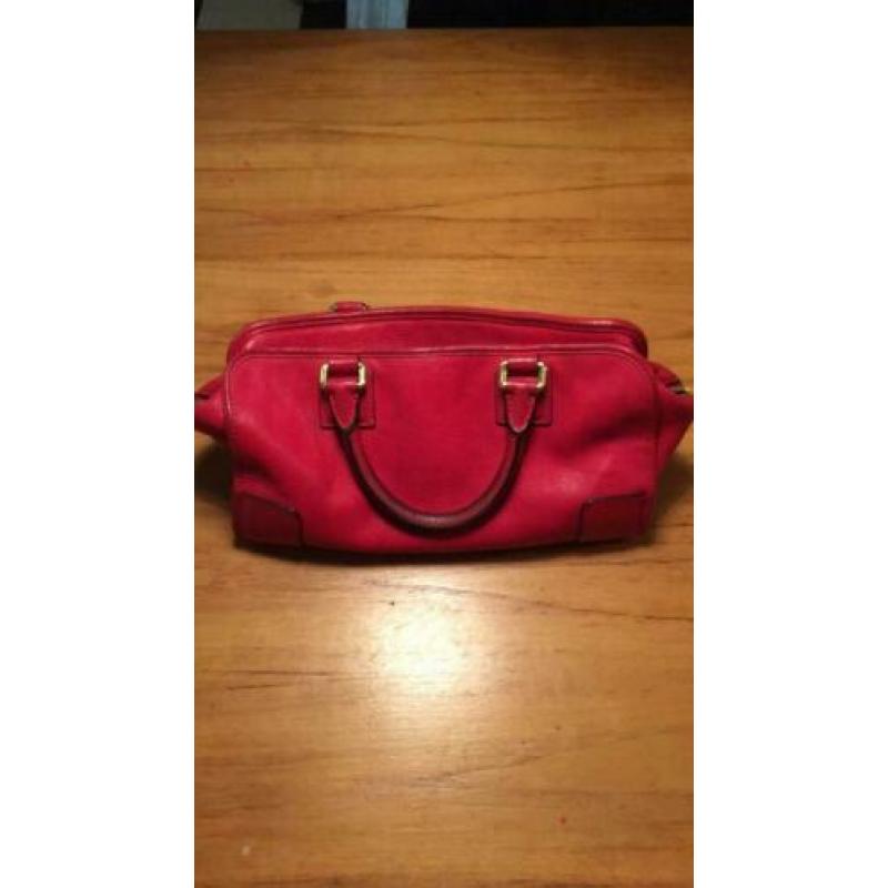 Handtas Loewe Amazona rood