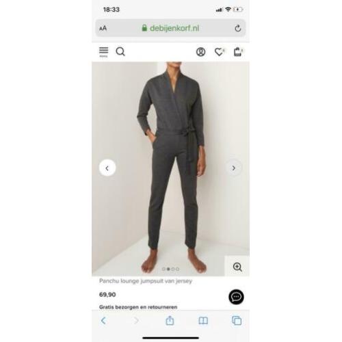 Rituals huispak pyjama als nieuw maat 38/40!