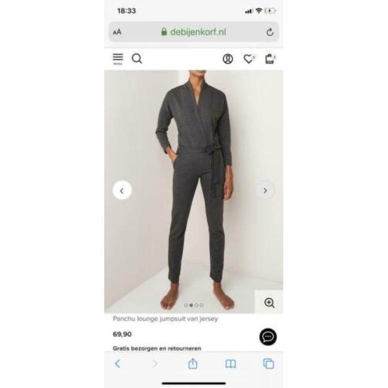 Rituals huispak pyjama als nieuw maat 38/40!