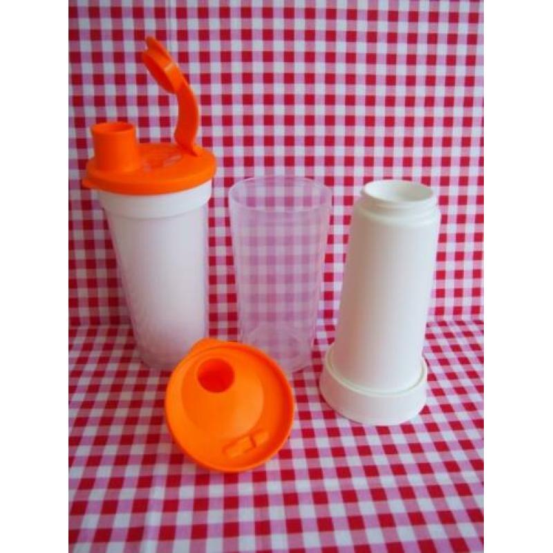 162 Beker met appel print, nieuw,Tupperware