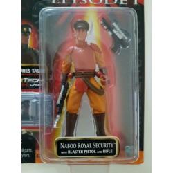 -40% Star Wars EP1 Naboo Royal Security with Blaster Pistol