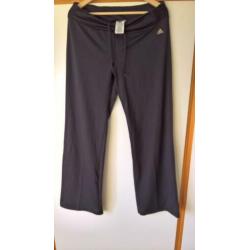 Hardloopkleding, dames, lange broek, Adidas, zwart, maat L,