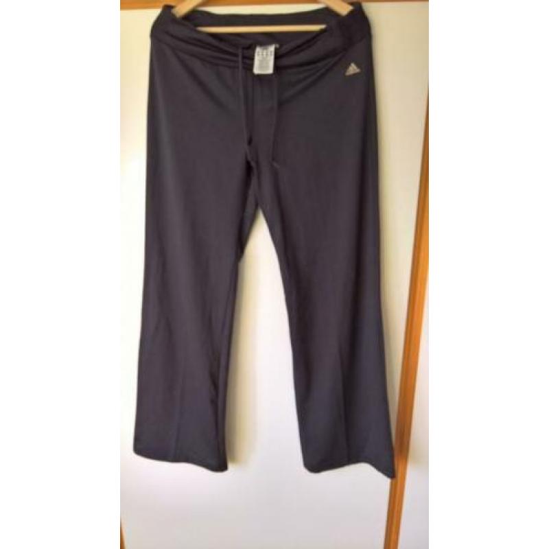 Hardloopkleding, dames, lange broek, Adidas, zwart, maat L,