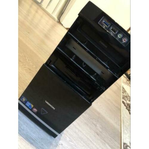 Desktop pc zonder hdd + 22 inch hp monitor