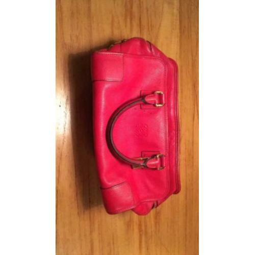 Handtas Loewe Amazona rood