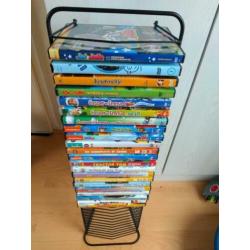 Diverse kinder- en jeugd DVD's met GRATIS standaard