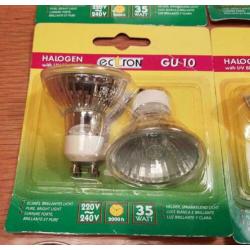 GU10 Halogeen Spots ~230V warm white, dimbaar