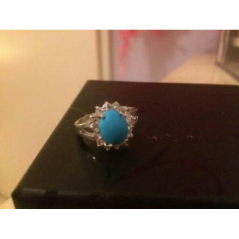 zilver ringen met verschillende steen kleuren