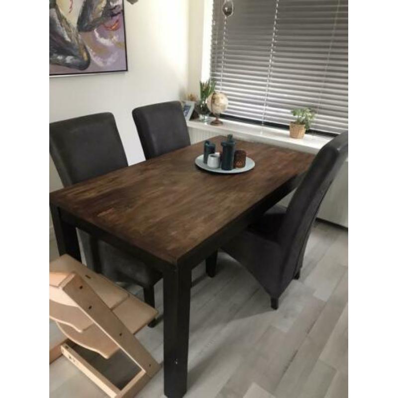 6 mooie eetkamerstoelen vaste prijs