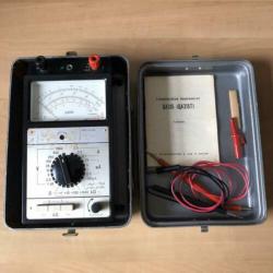 Multimeter, vintage, oud, Russisch