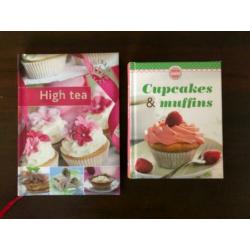 High tea cupcakes en muffins 2 boeken NIEUW
