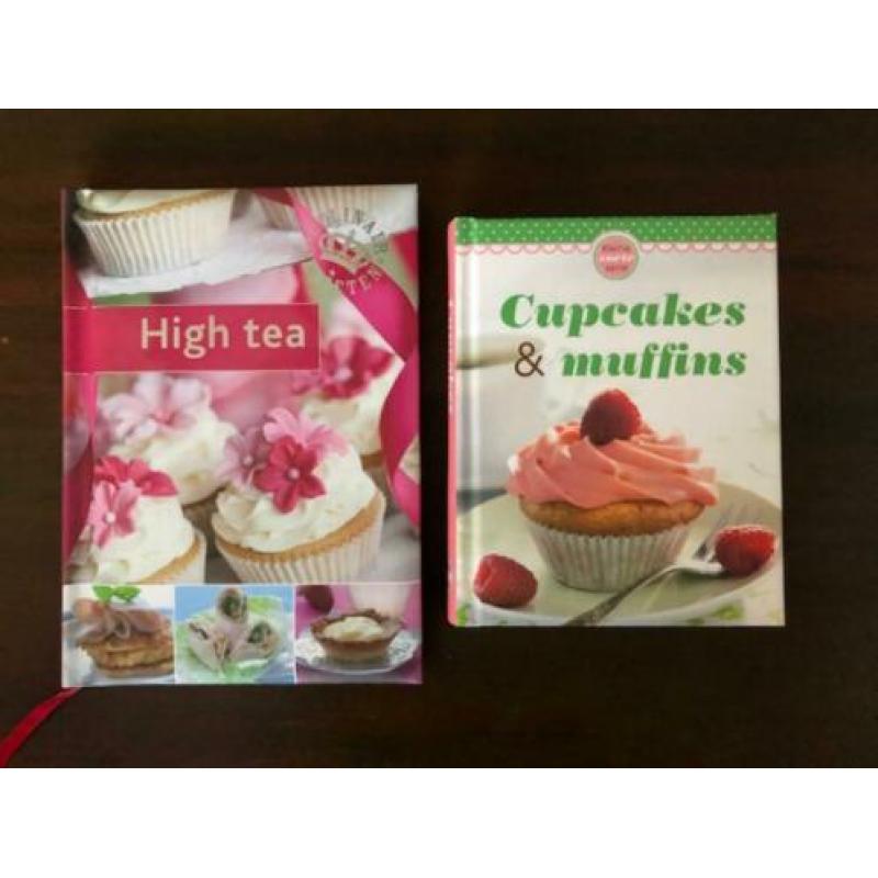 High tea cupcakes en muffins 2 boeken NIEUW