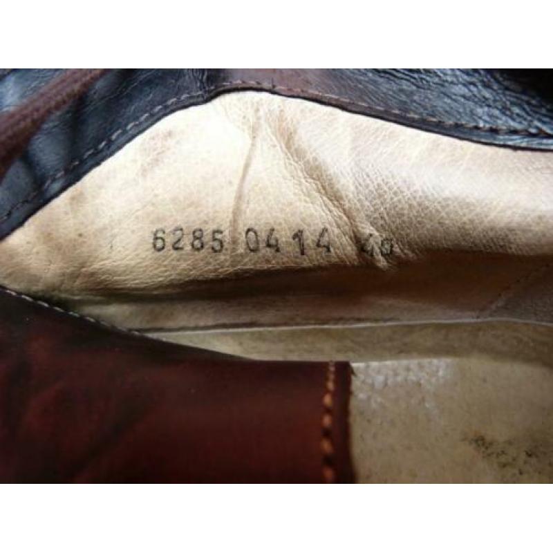Wolky 6285 bruin oiled leer maat 40 halfhoge veterschoenen r