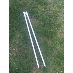 Kinderspeelbank met zandbak, 2 stuks inclusie parasol