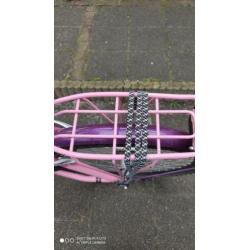 24 inch roze Gazelle fiets