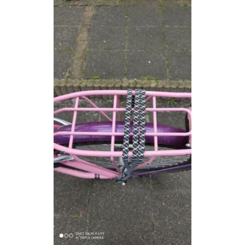 24 inch roze Gazelle fiets
