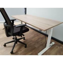 Elektrische zit/sta bureau wit