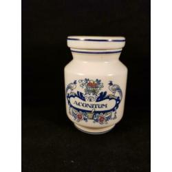 Delfts gekleurd apothekerspotje