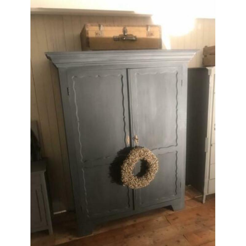 Kasten kledingkasten commode babykamer kinderkamer brocante