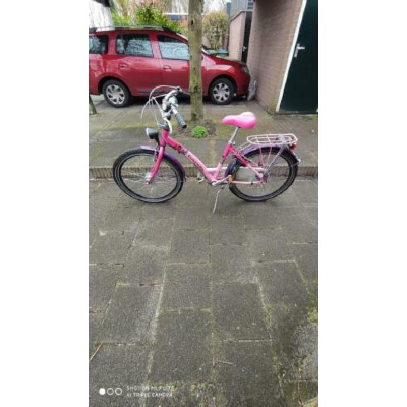 24 inch roze Gazelle fiets