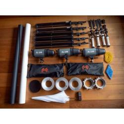 Complete Studio Flitsset + Achtergrond!