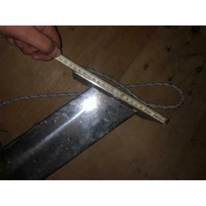 davits uitschuivbaar zware uitgevoering ( ongebruikt) 160 cm
