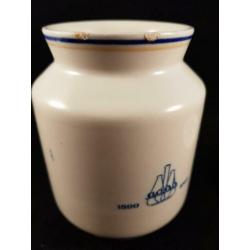 Delfts gekleurd apothekerspotje