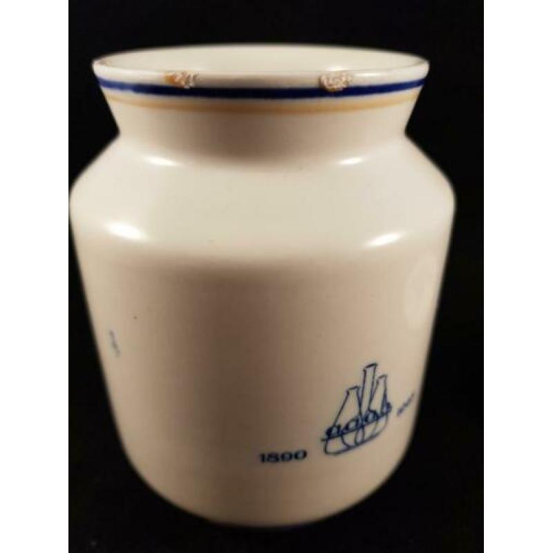 Delfts gekleurd apothekerspotje